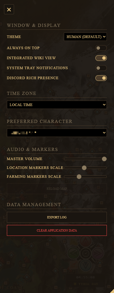 Settings Showcase